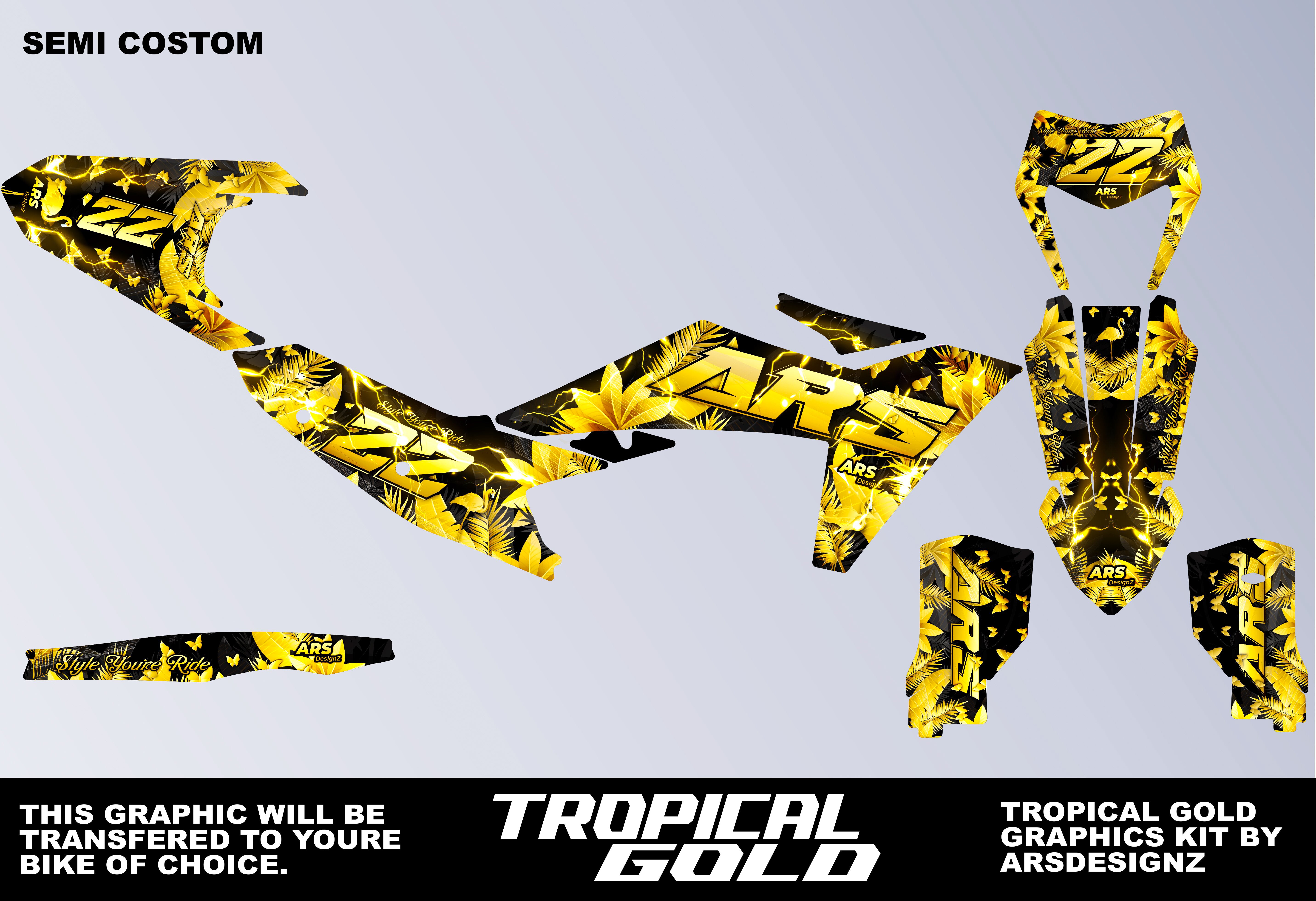 Tropical Gold - Graphics Kit